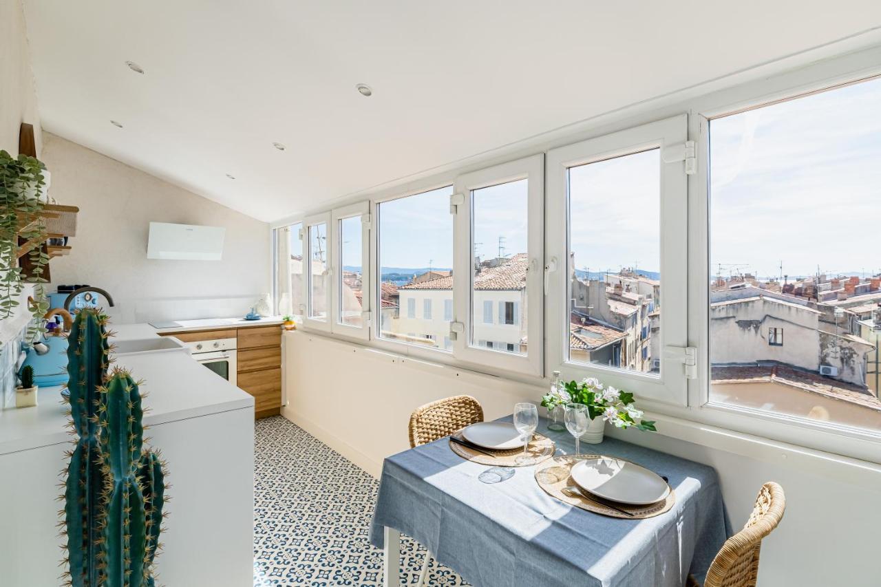 Casa Belvedere - Duplex Atypique Avec Vue Feerique & Parking Souterrain La Ciotat Exterior foto